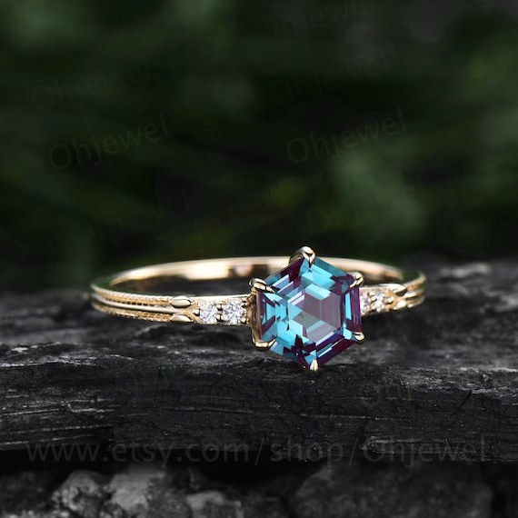 Etsy 2024 alexandrite ring