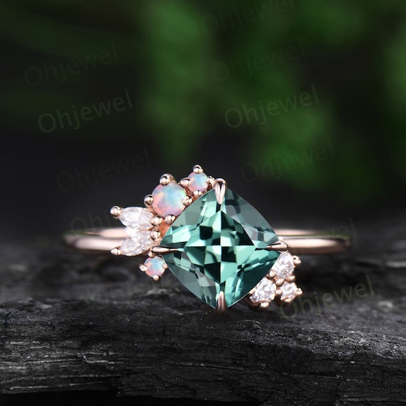 指輪・リング [COLDFRAME] GREEN SAPPHIRE RING FOR LITTLE FINGER SAPPHIRE RING FOR LITTLE FINGER | COLDFRAME JEWELRY STORE