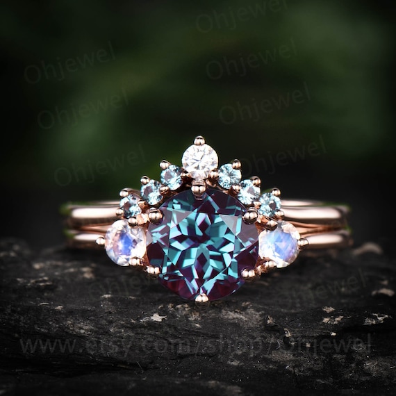 June birthstone on sale engagement rings
