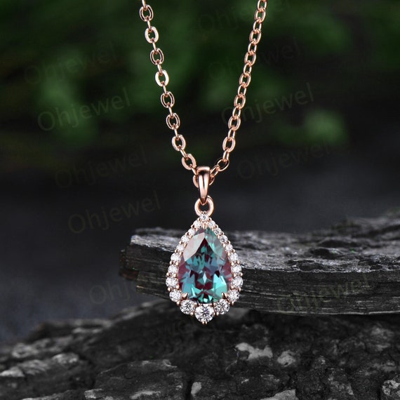 Alexandrite necklace etsy deals