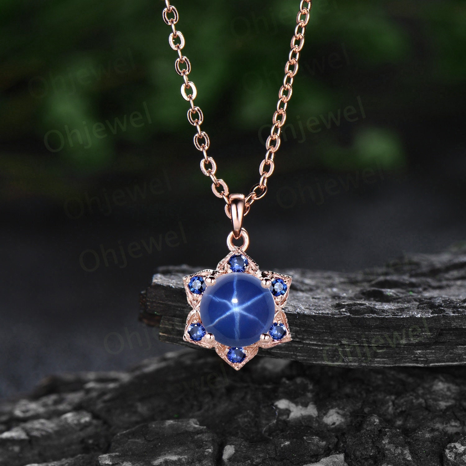 Star Sapphire Pendants Star Sapphire Pendants