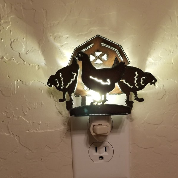 Chicken Night Light Etsy