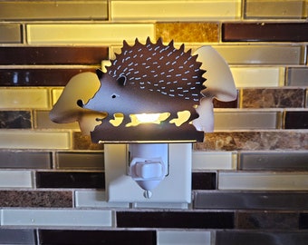 Hedgehog Night Light made out of Durable Steel Original Art