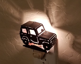 Off Road Night Light made out of rusted steel 3D