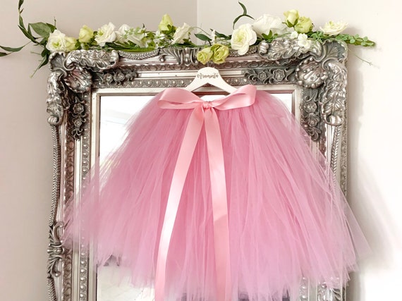 dusty pink tutu skirt