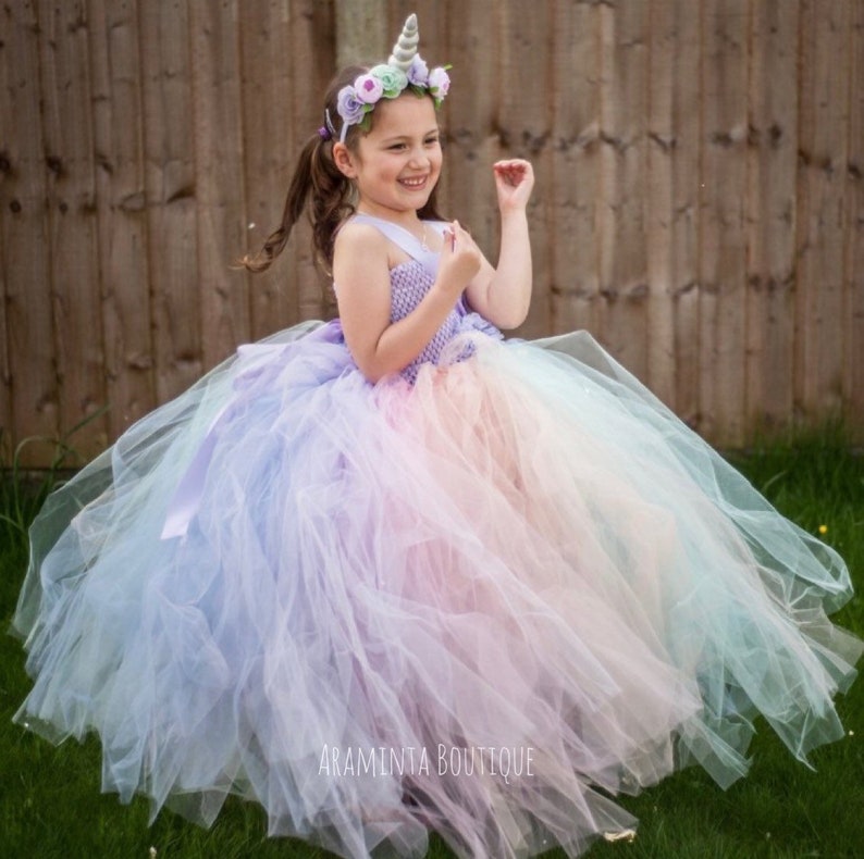 unicorn theme gown