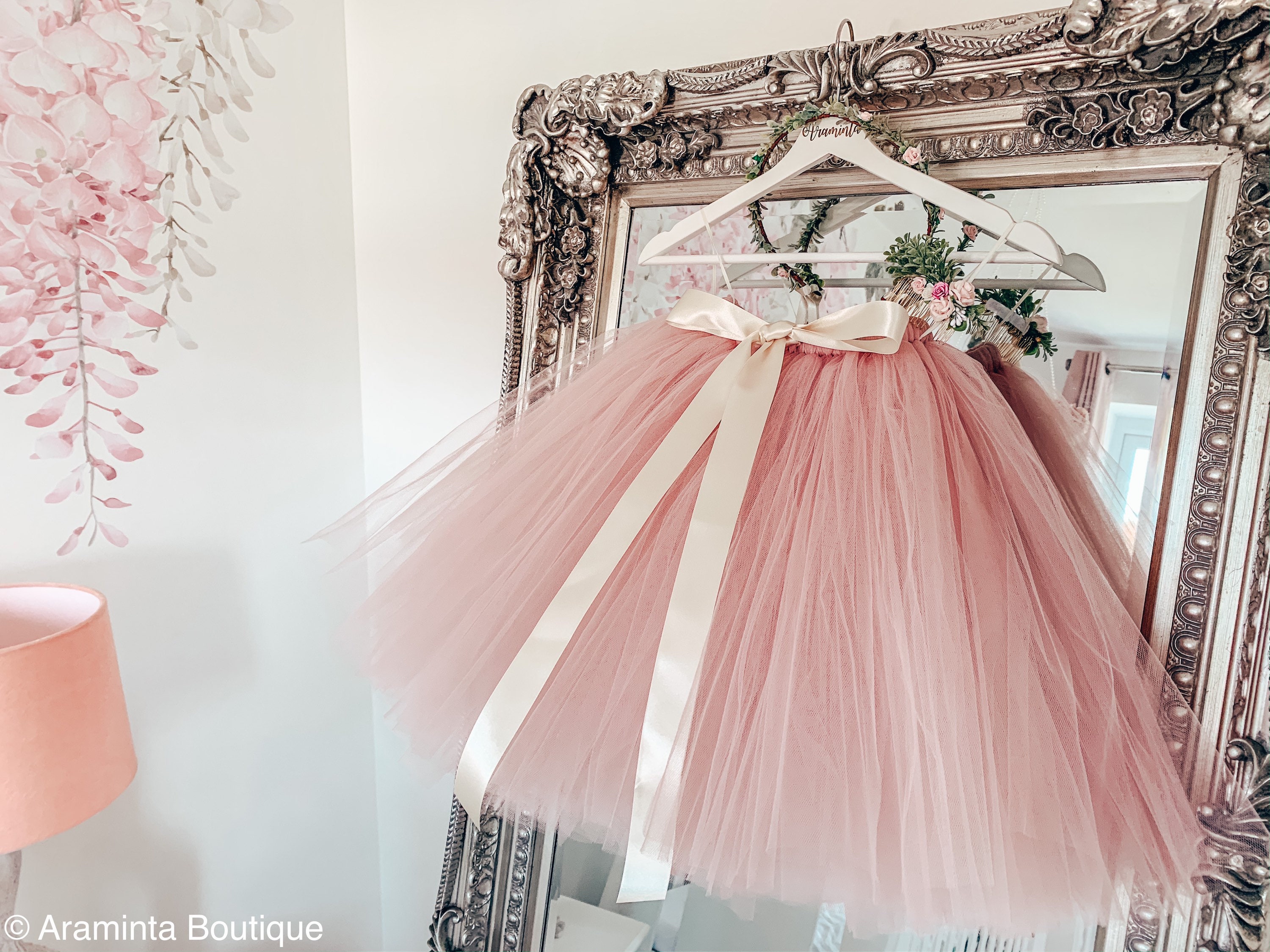 dusty pink tutu skirt