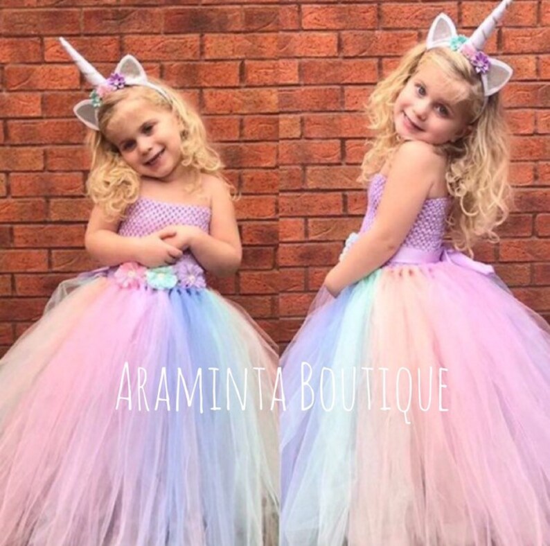 unicorn themed party dress
