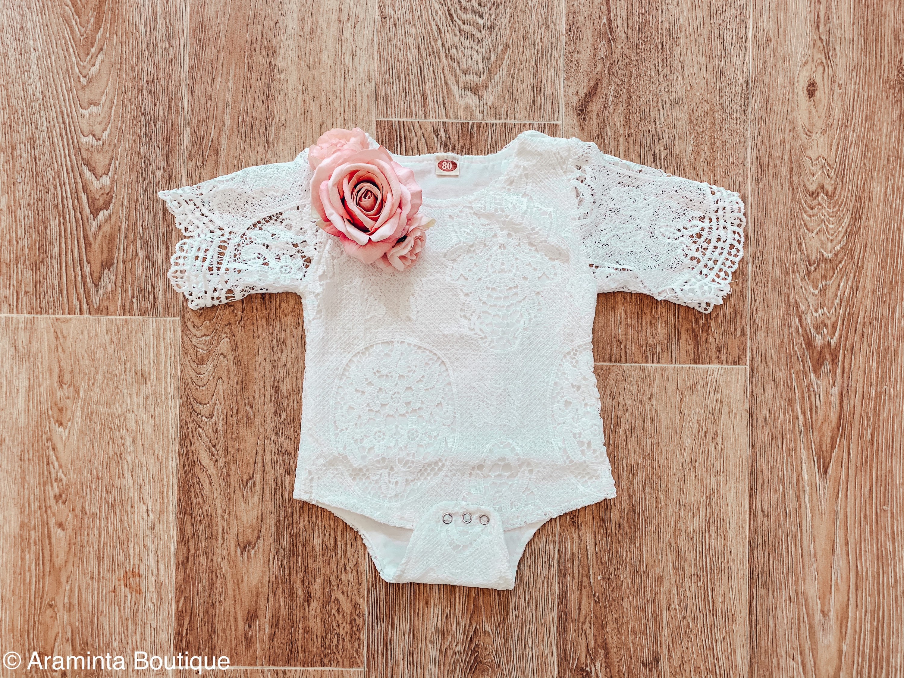 lace flower bodysuit