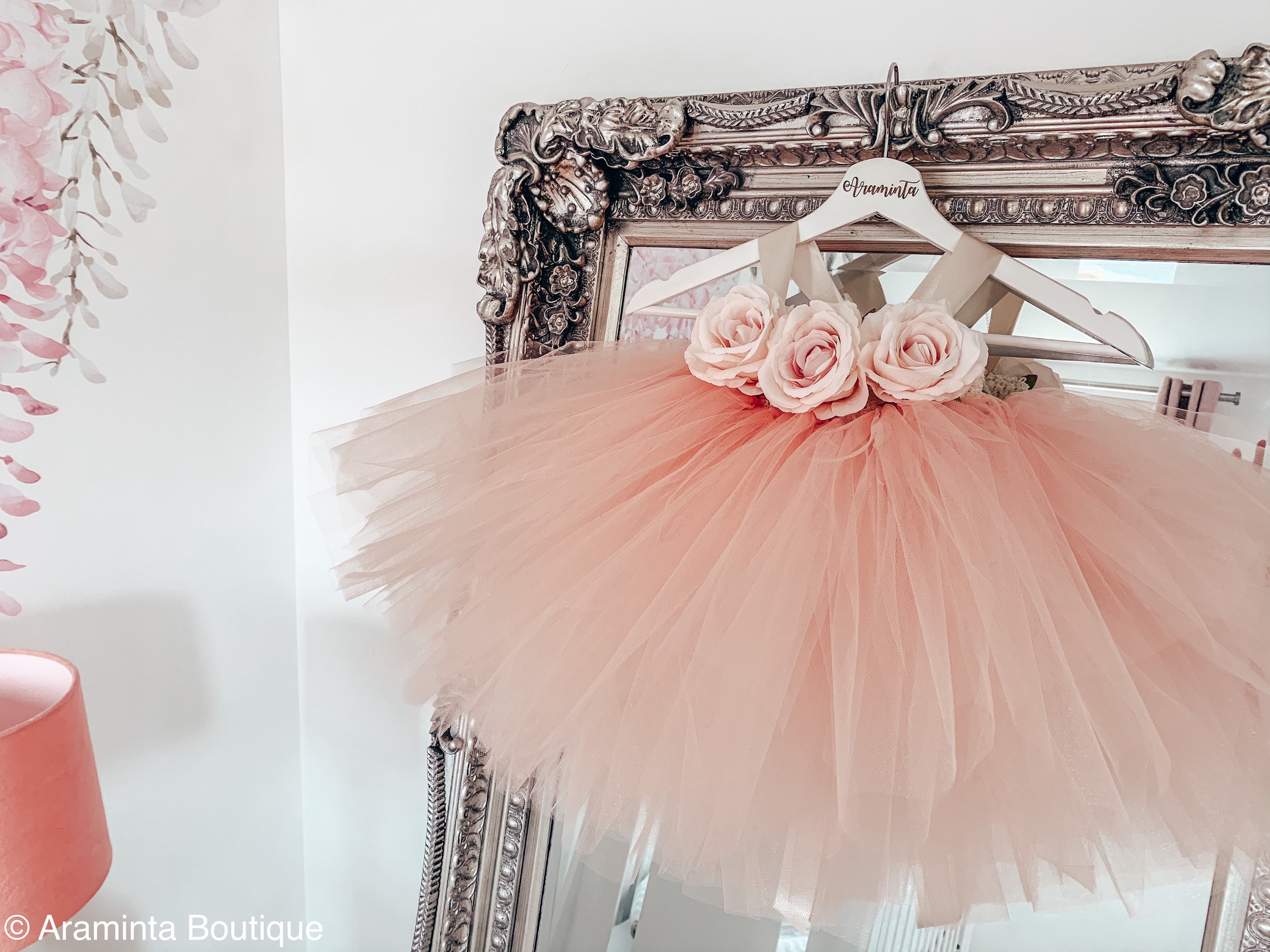 peach tutu skirt