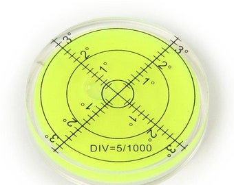 Spirit level SMALL TINY rectangular miniature 40mm bulls eye vial clockmakers