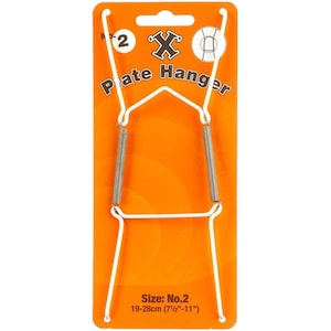 X Hooks No. 2 Wall Plate Hanger Medium 19-28cm image 1