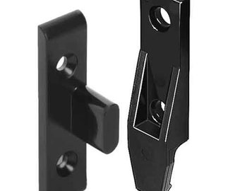 Keku EH Drop On Panel & Plinth Clips Fixings Set and Screws Black