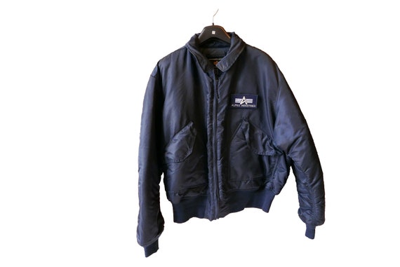 Coat Alpha Industries Inc Men's size XL, color Blu