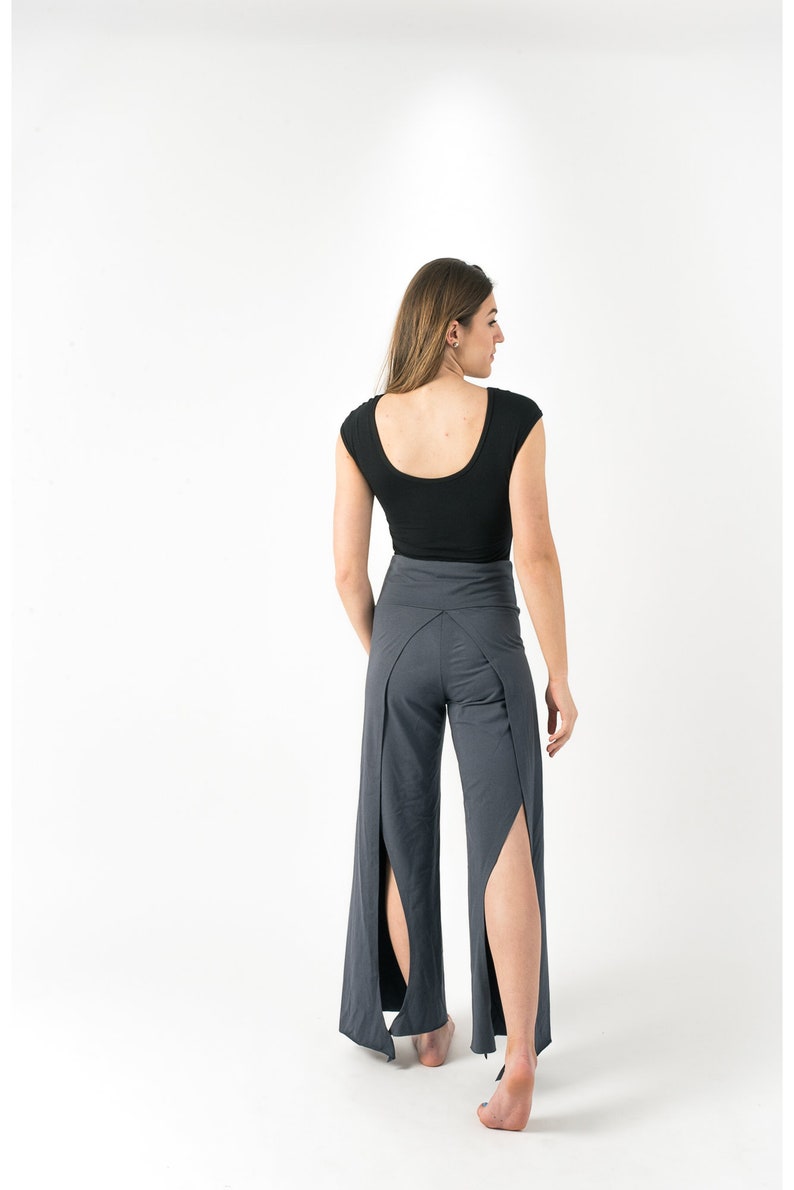 Gypsy Pants Wide Comfy Pants Boho Pants Casual Trousers Long Loose Pants Women Black Pants Jersey Cotton Pants Hippie Clothes