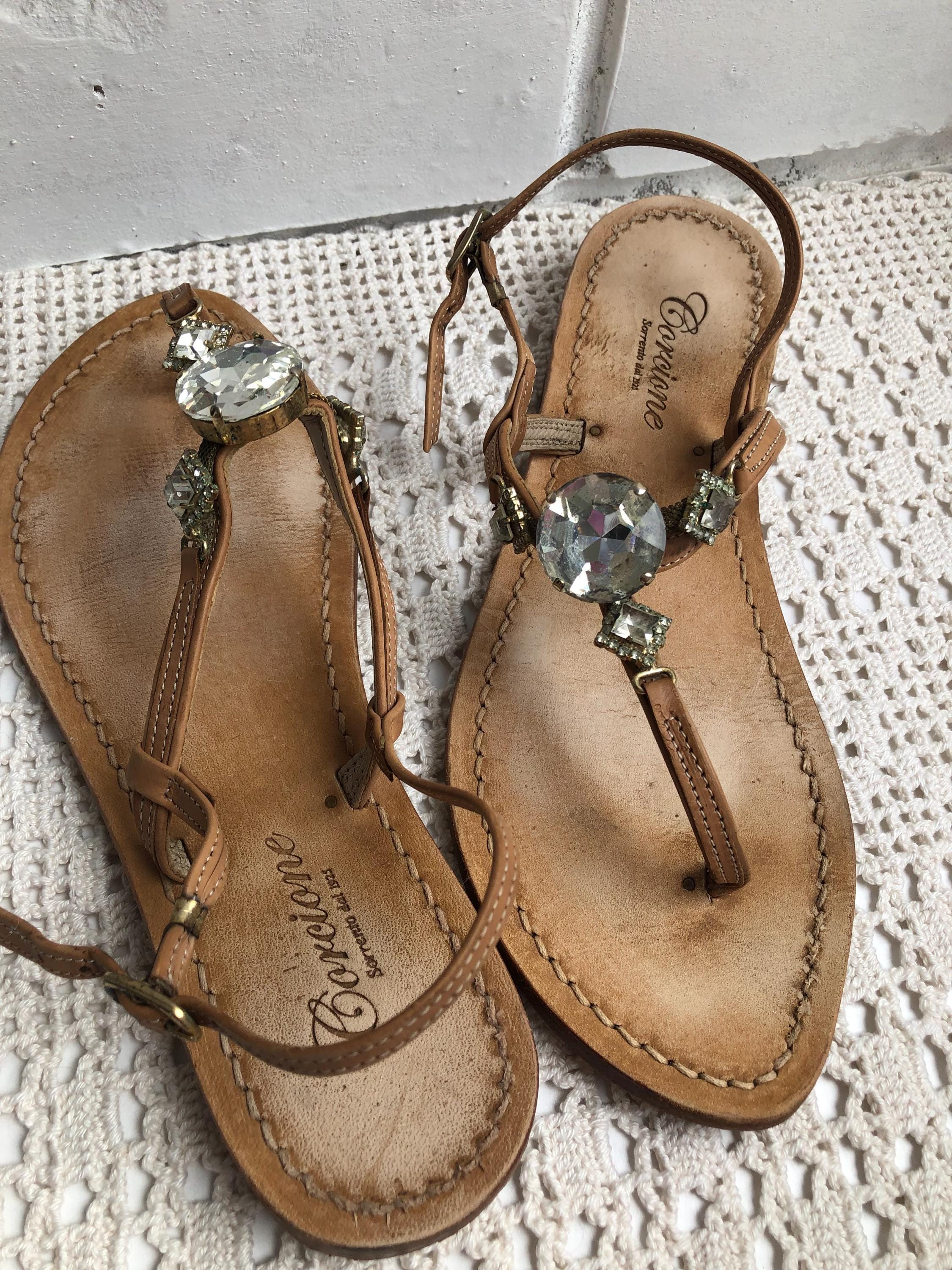 Vero Cuoio Brown Leather Sandals Vince Vero Cuoio Sandals - Black Sandals, Shoes - WVN41319  main image 3