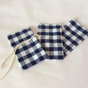 Sachet ballotin dragées guest Vichy