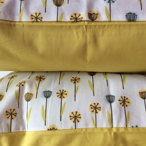 Organic cotton tulip cushion cover image 4