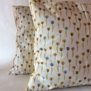 Organic cotton tulip cushion cover image 1