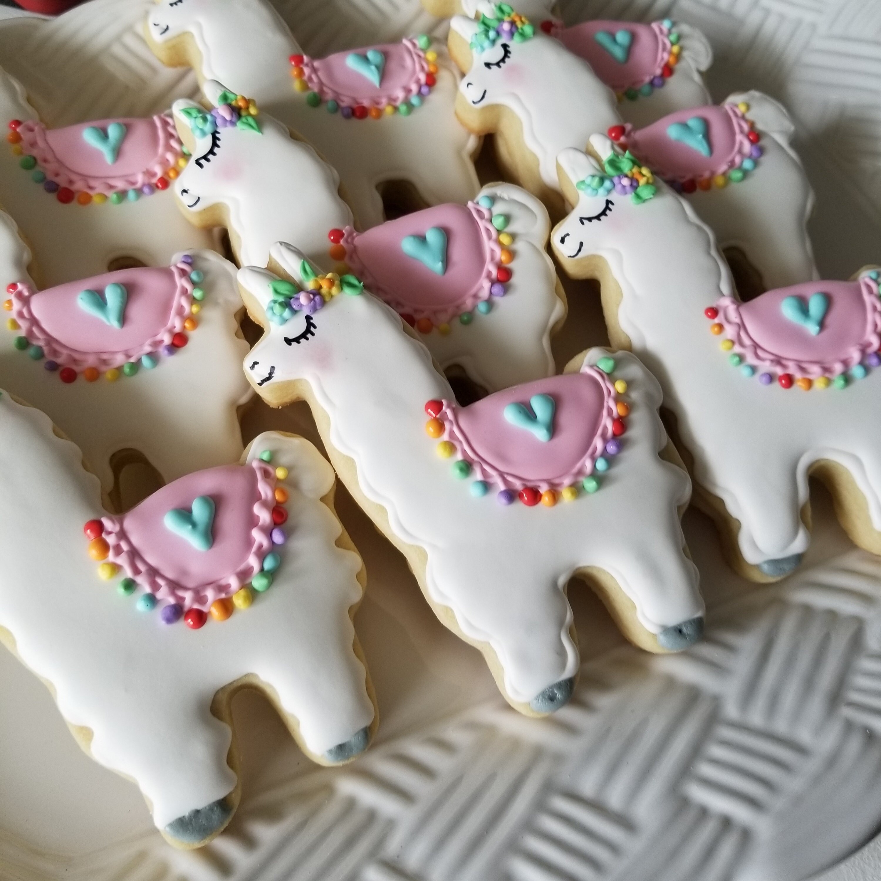 Llama Cookies Alpaca Fiesta Boho Southwest Cinco de Mayo