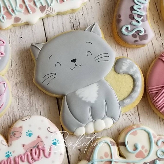 Kitty Cookies | Cat Kitten | You're Purrfect | Kitty Birthday | Cat Mom
