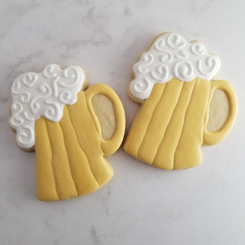 beer mug sugar cookies