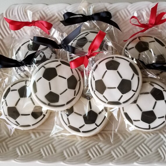 Soccer Cookies Soccer Ball Cookies Sports Cookies Team Etsy