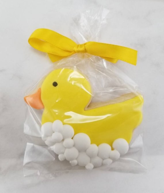 Rubber Ducky Cookies | Baby Shower Cookies | Baby Shower Favors | Baby Shower Treats | First Birthday Party