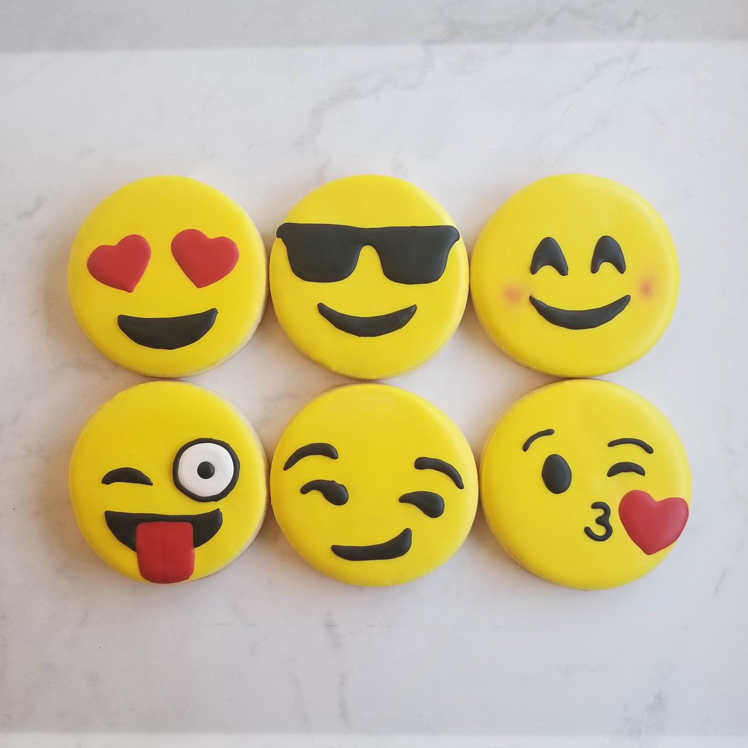 Poop Emoji Cookies Emoticon Cookies Emoji Party Birthday Etsy