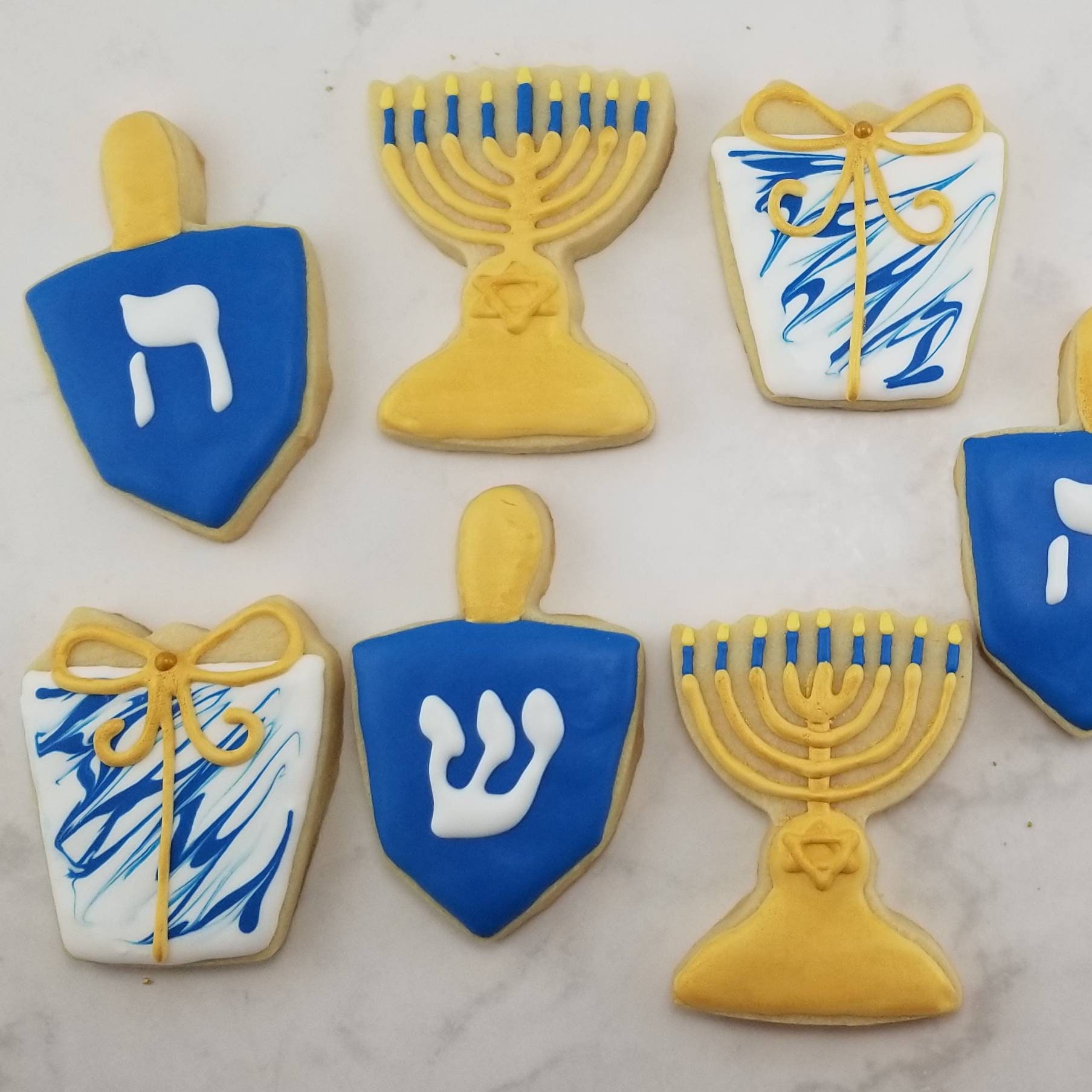 Hanukkah Cookies Chanukah Cookies Star of David Dreidel Menorah
