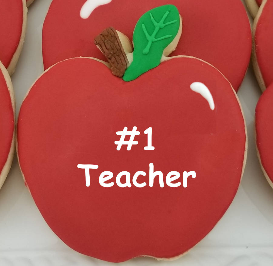 Teacher Appreciation Sugar Cookies BacktoSchool Cookies Etsy