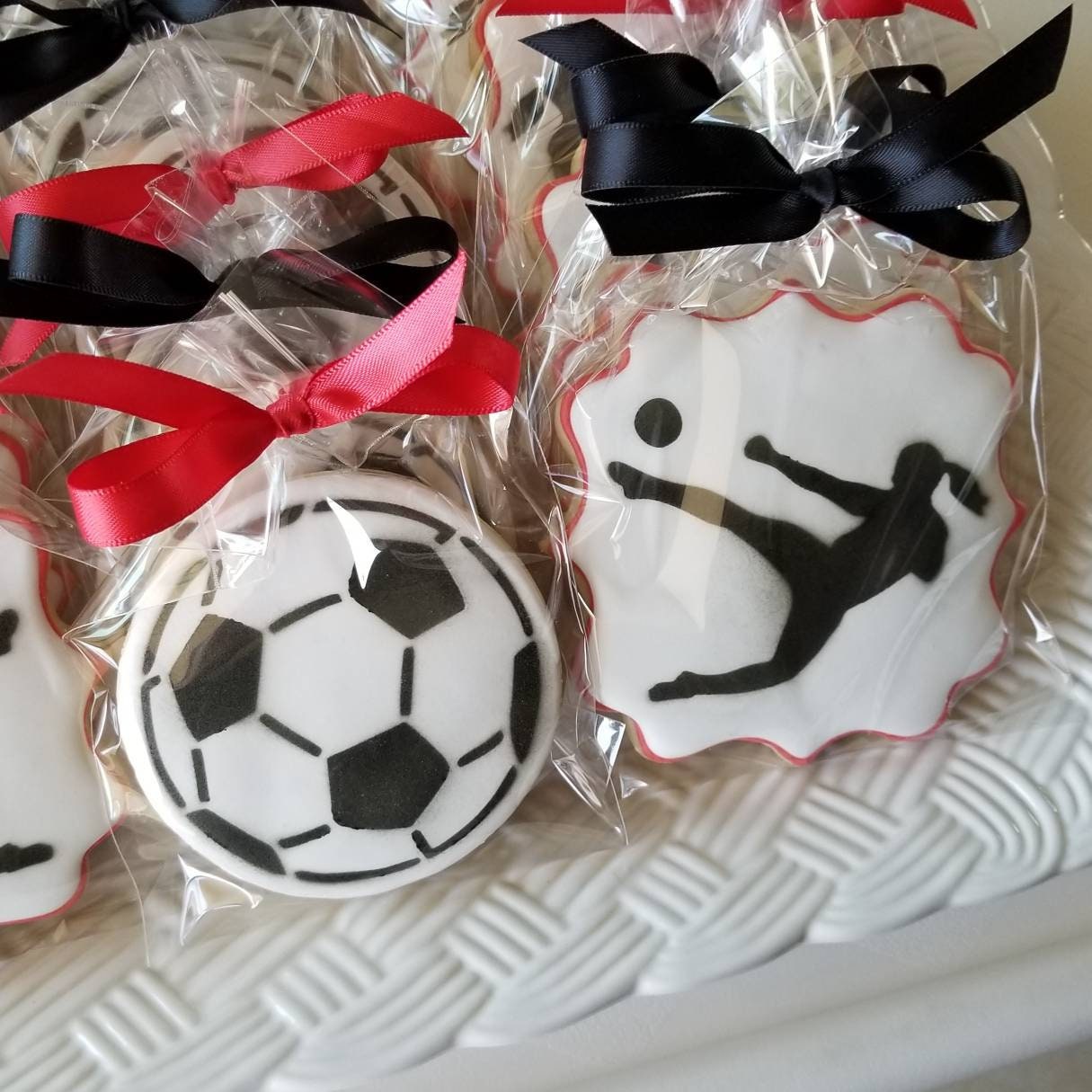 Soccer Cookies | Soccer Ball Cookies | Sports Cookies | Team Snacks