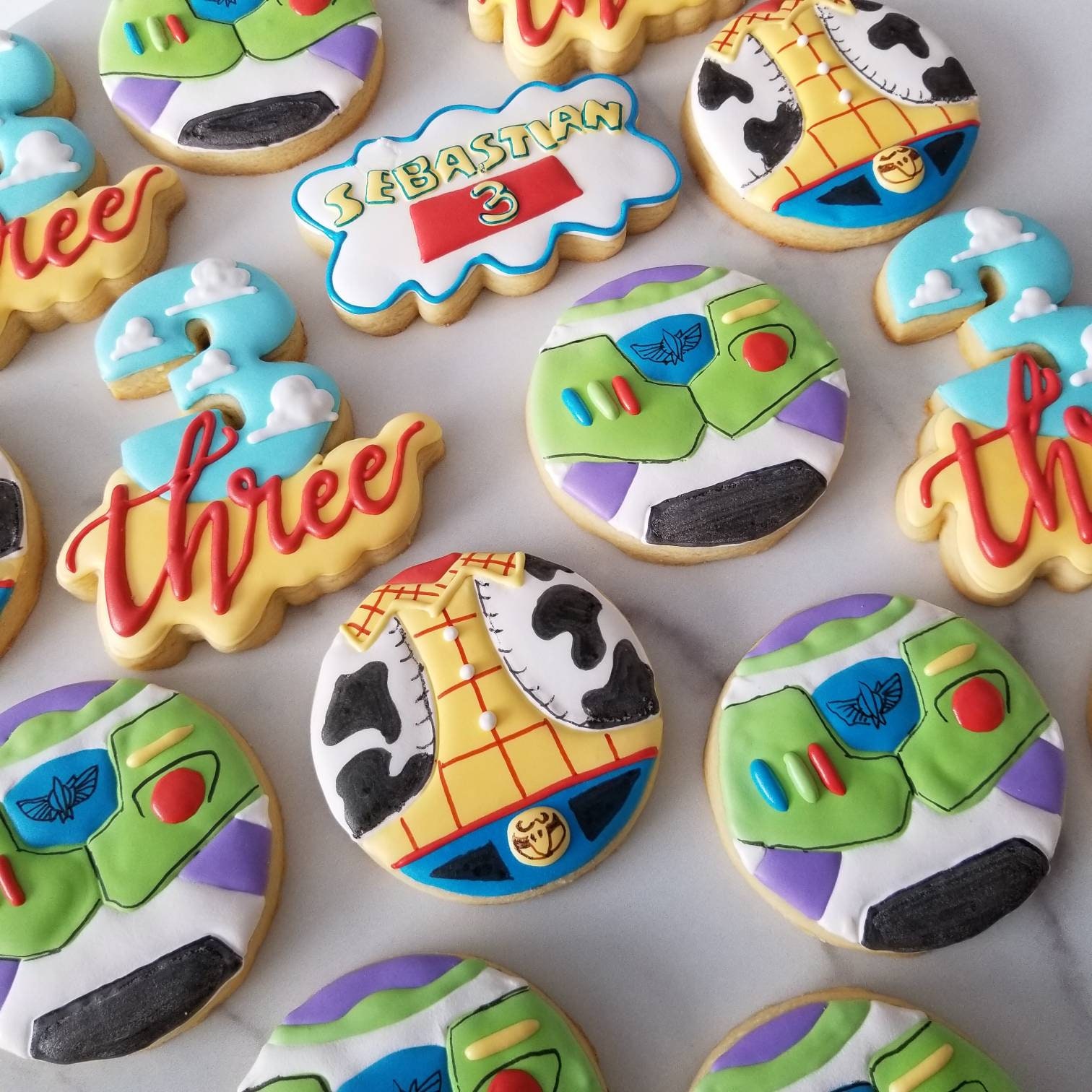 Toy Cookies 2 Dozen Woody Buzz Story Book Inspired Cookies Etsy