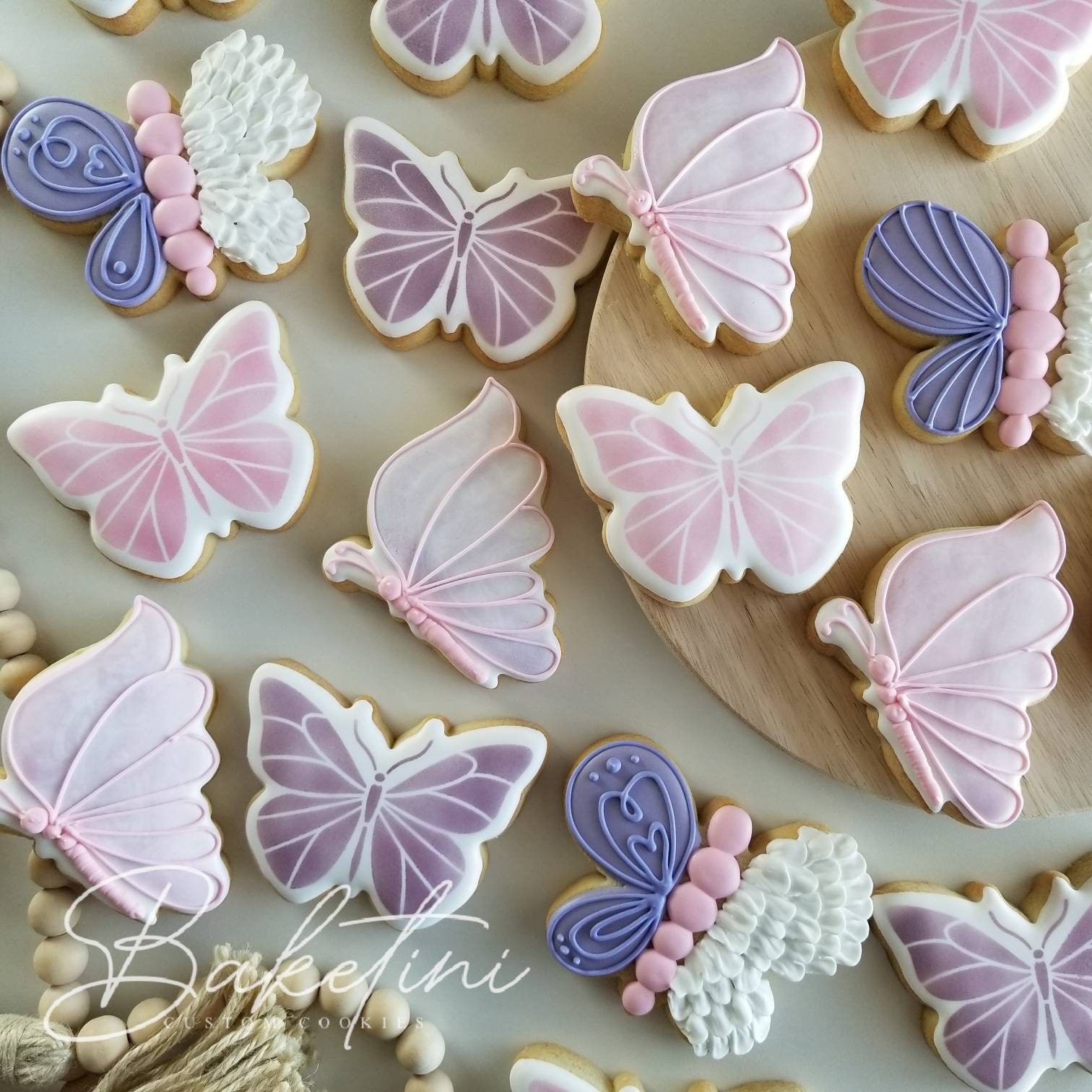 Butterfly Cookies 1 Dozen Garden Party Baby Shower Bridal Shower