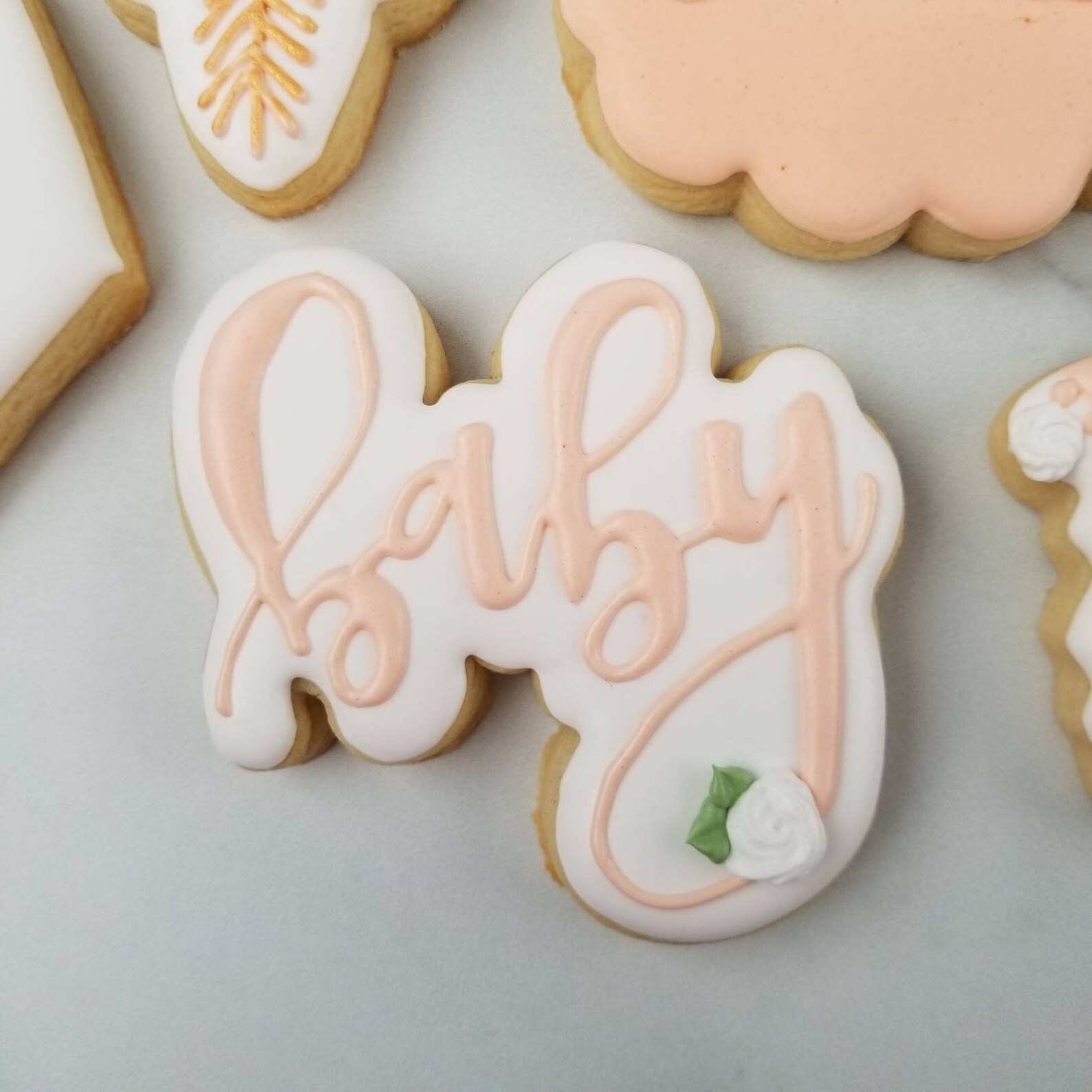 Boho Baby Shower Cookies 2 Dozen Floral Llama Shabby Chic Etsy