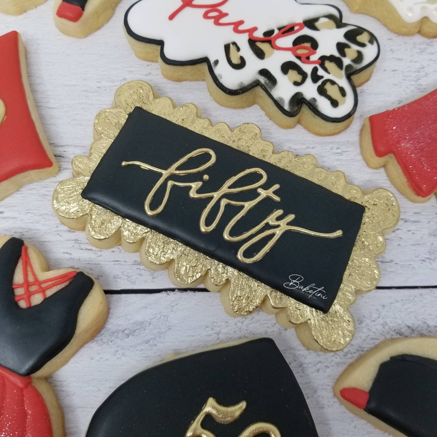 Glam Birthday Cookies 2 Douzaines 30e 40e 50e 60e 70e Etsy France