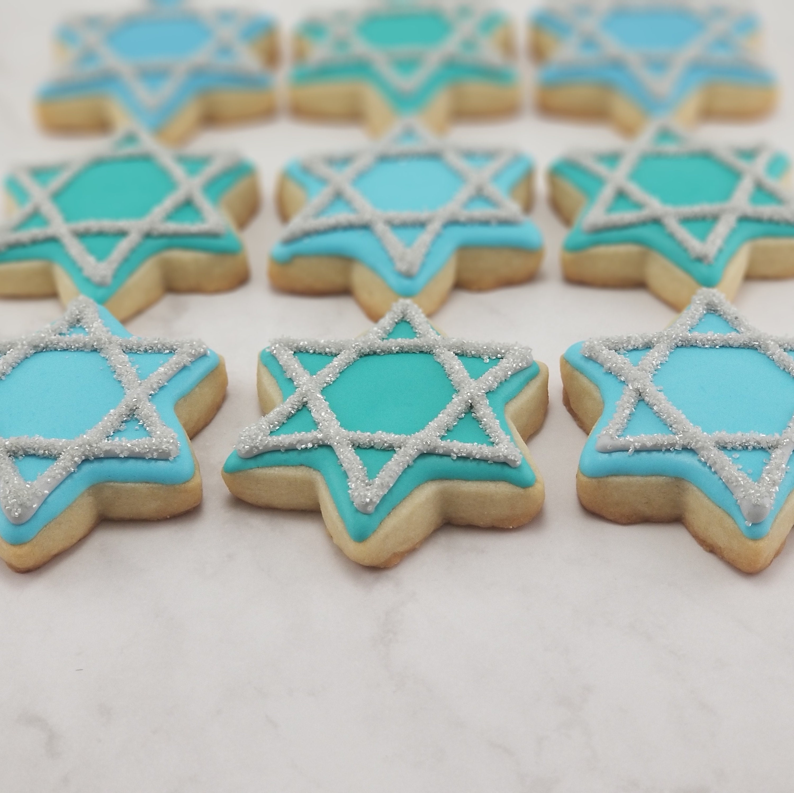 Hanukkah Cookies Chanukah Cookies Star of David Etsy