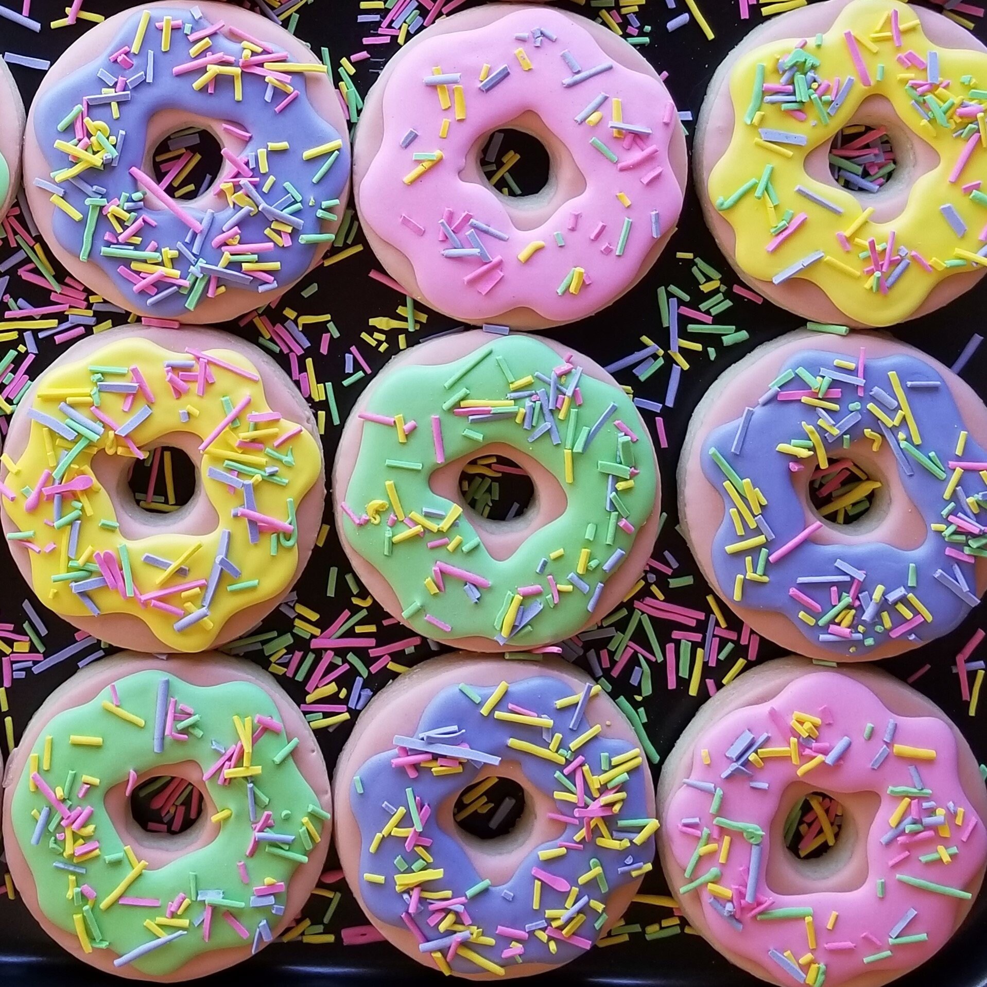 Donut Cookies Doughnut Party Donut Birthday Party Sweet  Etsy