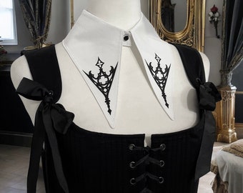 Cathedral window collar - Gothic window - gothic cathedral - goth fashion - cathedral window jewelry