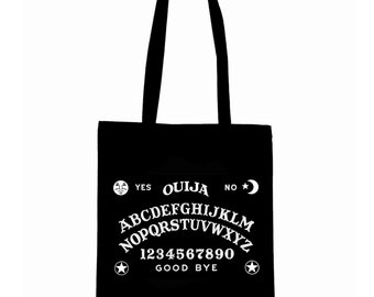 Bolso tote tabla ouija - Esoterico - Stregoneria - Pagano - Strega - borsa shopping tavola ouija - espiritismo