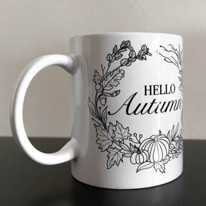 Hallo Herbst Tasse - Grüne Hexe Tasse - Grüne Hexe Tasse - Kräuterhexe Tasse - Herbstkern - Magische Tasse - Hexerei Tasse - Herbstkern Bild 9