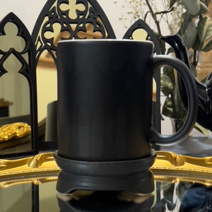 Gothic Cathedral Mug Gothic Window Color changing magic mug witchy cup magical mug goth arch zdjęcie 4