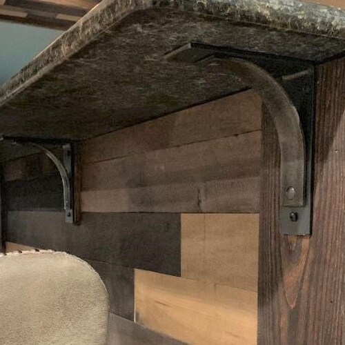 Heavy Steel Corbel Countertop Support Bracket Kitchen Island Etsy