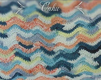 Cozy Baby Blanket Crocheted Baby Boy / Girl Handmade 2 Color Options Baby Shower Gift Free Shipping