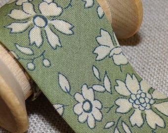 Bias Liberty of London COUPON - 45 cm-bias almond green Liberty Capel