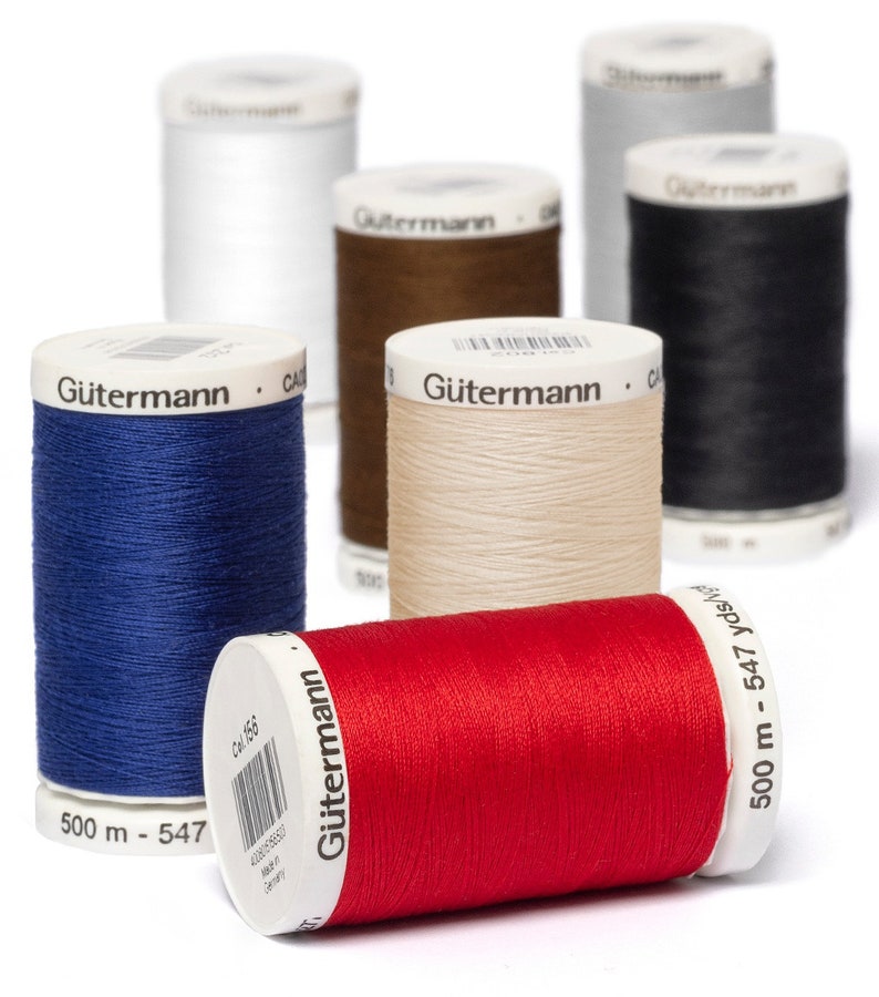 Fil à coudre Gutermann 500m 100% Polyester Coloris au choix image 1