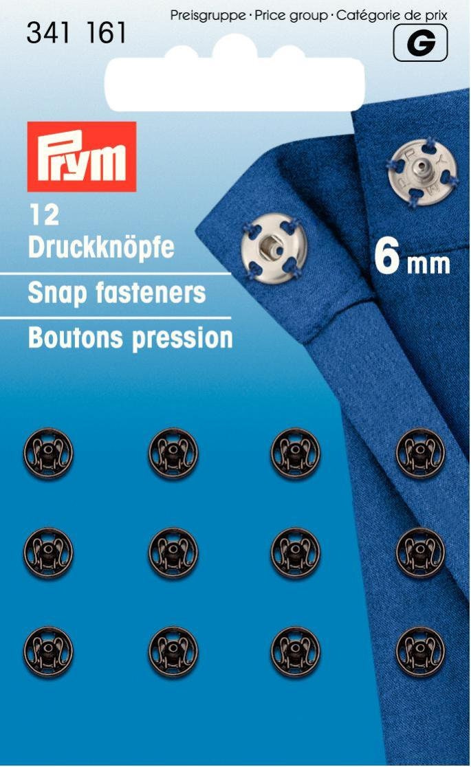 Black sewing snap Sizes to choose from Prym 341161 341162 Etsy
