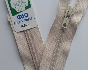 Linen separable zipper