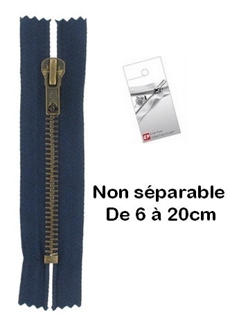 Eclair-prestil Z54 Navy Blue Zipper for Jacket. 