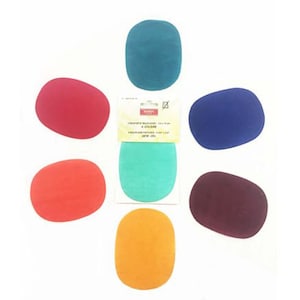 BOHIN suede elbow pads 13x10cm Choice of colors